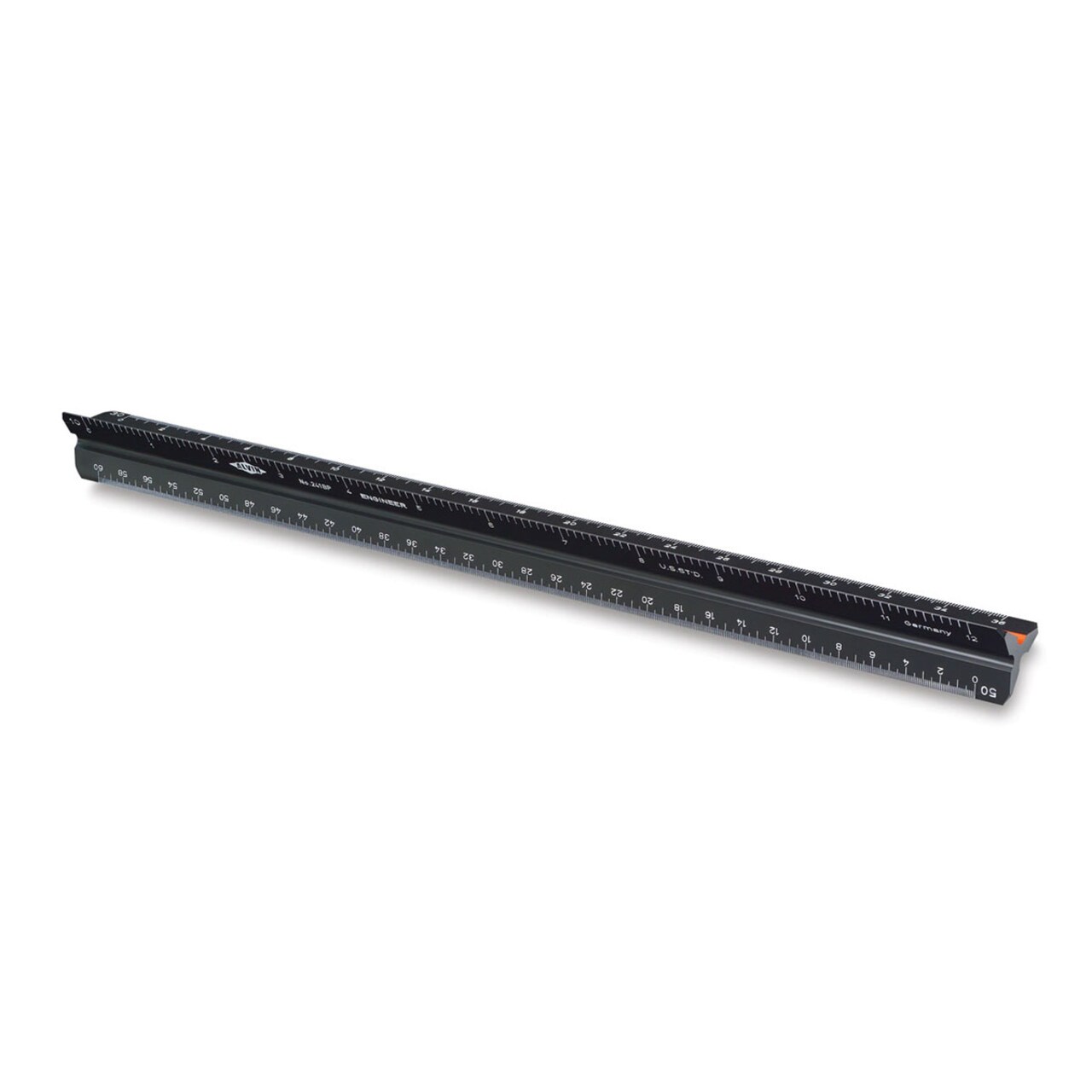Alvin Professional Triangular Scale - , 12", Black, Engineering
